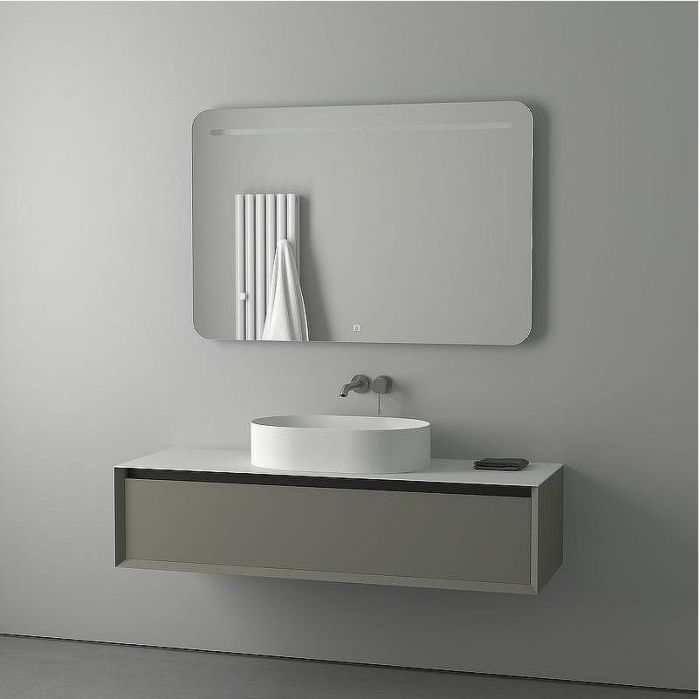 Зеркало Evoform Ledline 80x120 BY 2448 с подсветкой 10 W - сенсорный выключатель