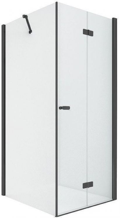 Душевой уголок New Trendy New Soleo Black 100х70 R D-0240A/D-0113B профиль Черный стекло прозрачное Душевой уголок New Trendy New Soleo Black 100х70 R D-0240A/D-0113B профиль Черный стекло прозрачное