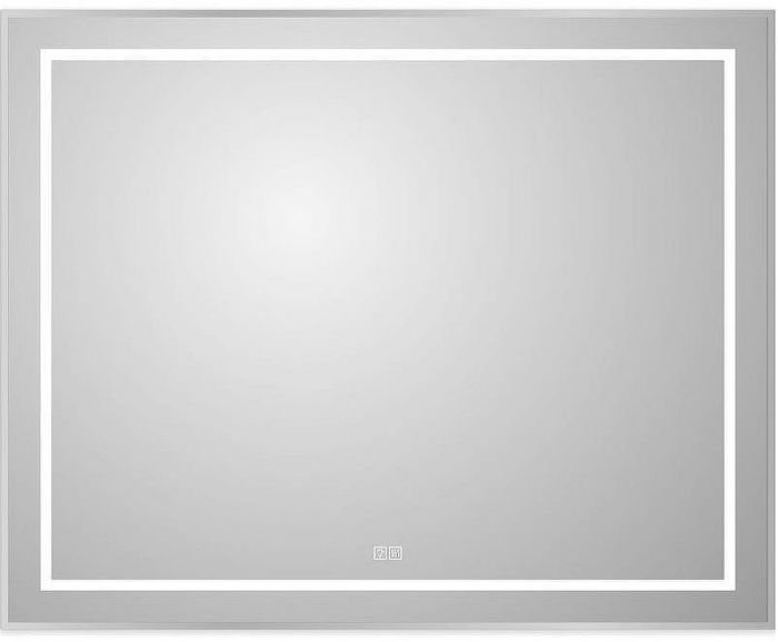 Зеркало BelBagno Kraft 100 SPC-KRAFT-1000-800-LED-TCH-WARM с подсветкой Сатин с сенсорным выключателем и подогревом