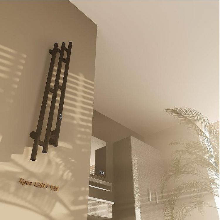 Электрический полотенцесушитель Altasan Бриз 120х17 Бриз12017ЧМ Черный муар