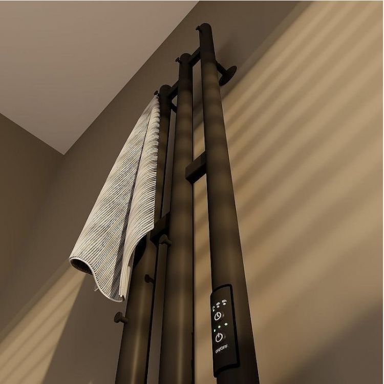 Электрический полотенцесушитель Altasan Бриз 120х17 Бриз12017ЧМ Черный муар