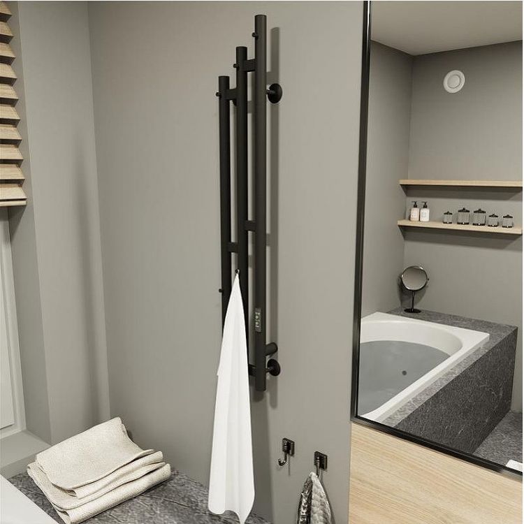 Электрический полотенцесушитель Altasan Бриз 120х17 Бриз12017ЧМ Черный муар