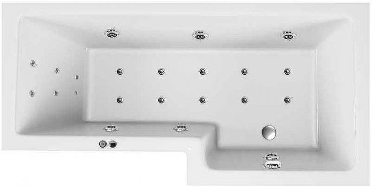 Акриловая ванна Vayer Options 165x85 R Гл000023295 без гидромассажа