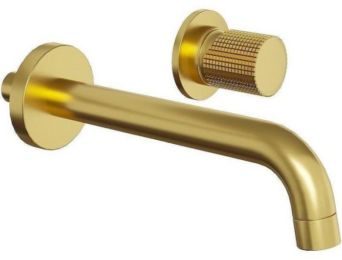 Смеситель для раковины Paini Cox Grip 7GPJ208 Золото матовое