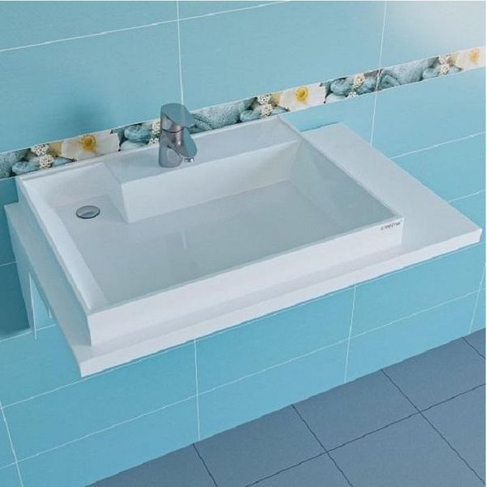 Раковина СанТа Юпитер 80 L 900120 на стиральную машину Белая