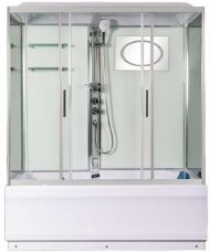 Душевой бокс WeltWasser WW500 Emmer 150/85/55-2 150х85 10000004659 профиль Хром стекло прозрачное