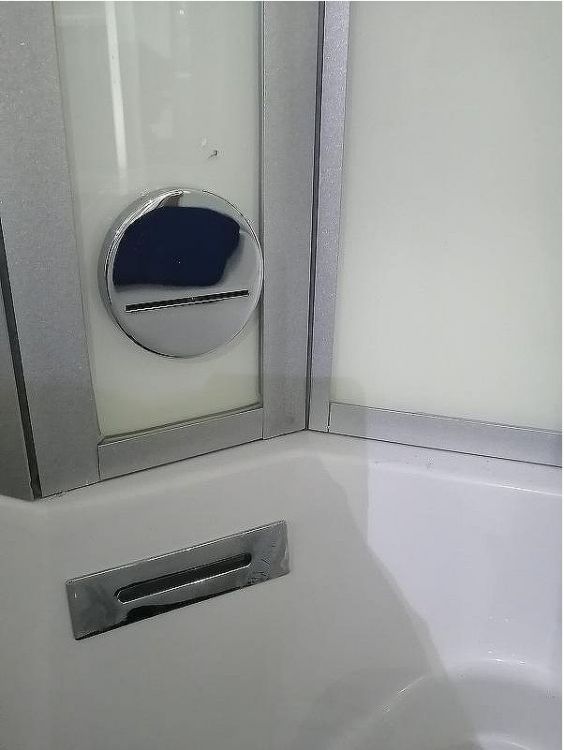 Душевой бокс WeltWasser WW500 Emmer 150/85/55-2 150х85 10000004659 профиль Хром стекло прозрачное