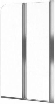 Шторка на ванну Excellent Fliper 80 KAAX.1309.800.PR Хром/Прозрачный