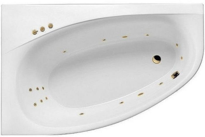 Акриловая ванна Excellent Kameleon 170x110 L WAEX.KML17.SMART.GL с гидромассажем