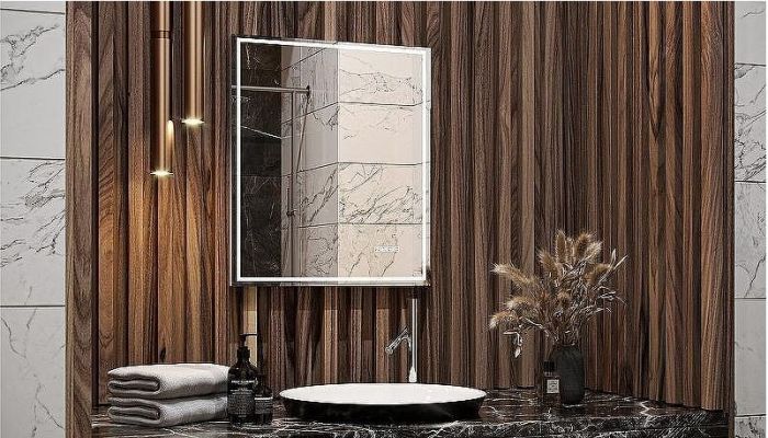 Зеркало Velvex Klaufs Media 60 zkKLA.me.60.al с подсветкой с подогревом и сенсорным выключателем