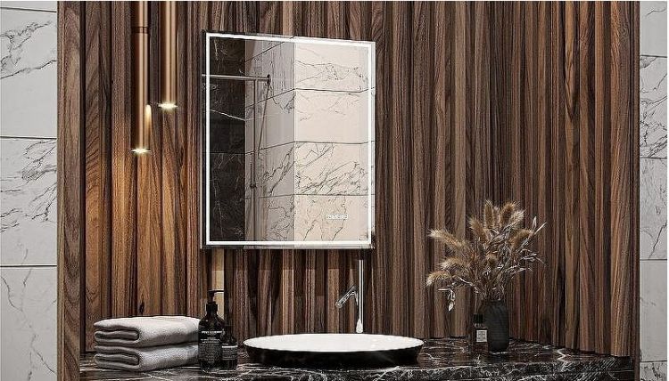 Зеркало Velvex Klaufs Media 60 zkKLA.me.60.al с подсветкой с подогревом и сенсорным выключателем