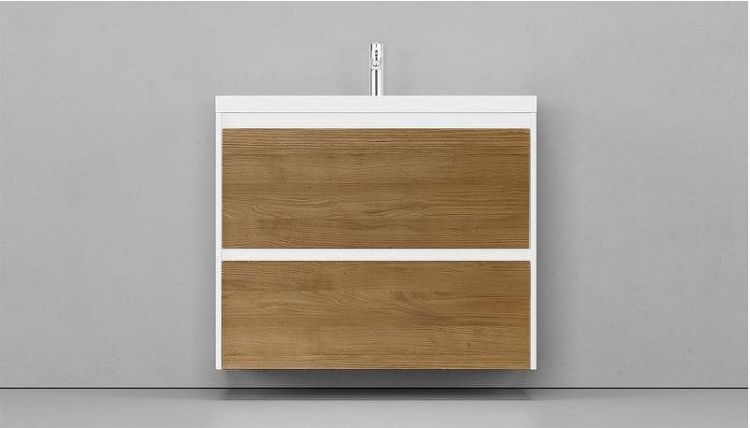 Тумба под раковину Velvex Klaufs 90.2Y tpKLA.90.2Y-617.216 подвесная Белая Шатанэ