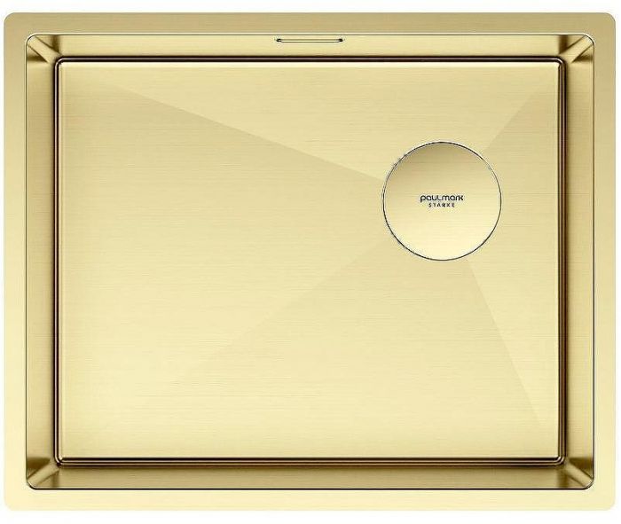 Кухонная мойка Paulmark Next-Skew 54 Uni PM885444-LG Светлое золото