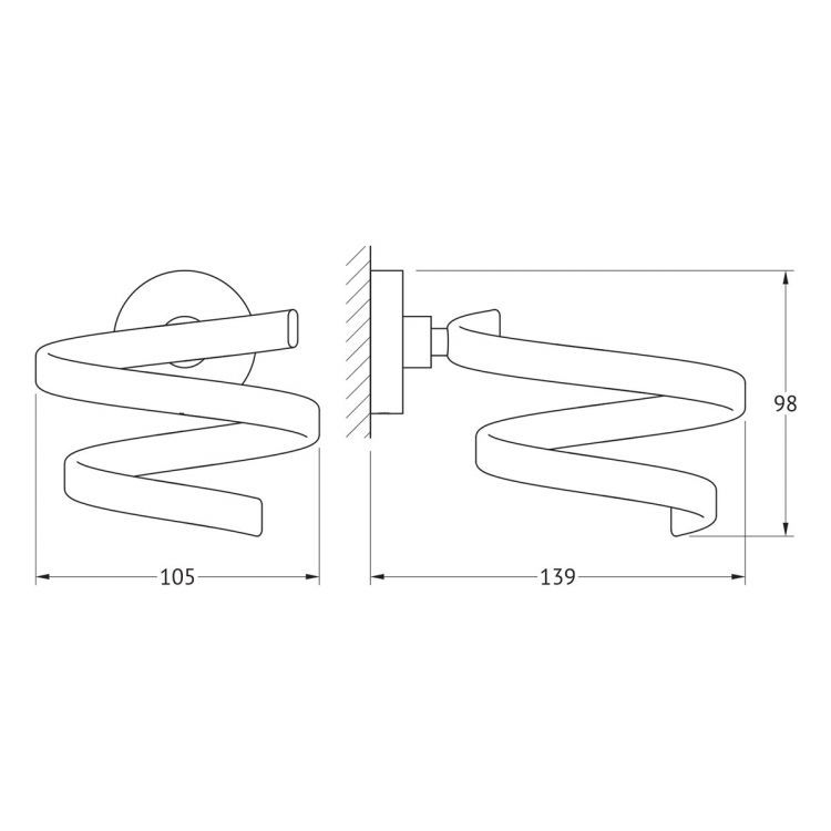 Держатель фена HAR 045 Держатель фена HAR 045