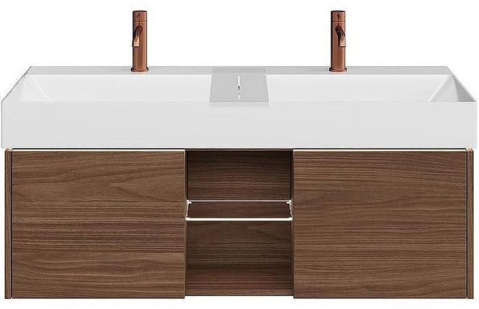 Тумба под раковину Kerama Marazzi Grande 120 GR.120.2\SNUT подвесная Структурированный орех