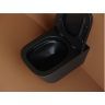 Подвесной унитаз CERAMICANOVA Union безободковый, смыв торнадо CN4009TMB