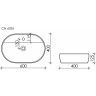 Умывальник накладной CERAMICANOVA Element  CN6035