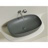 Умывальник CERAMICANOVA Element чаша накладная овальная (цвет Антрацит Матовый) CN6049MH