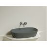 Умывальник CERAMICANOVA Element чаша накладная овальная (цвет Антрацит Матовый) CN6049MH