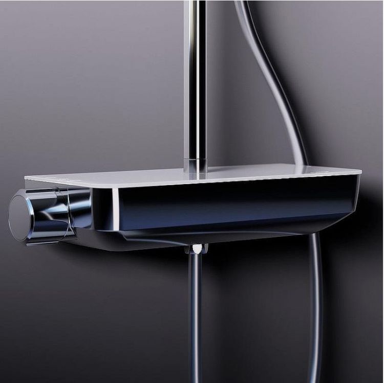 Душевая система Damixa Scandinavian Pure 936750000 с термостатом Хром Душевая система Damixa Scandinavian Pure 936750000 с термостатом Хром