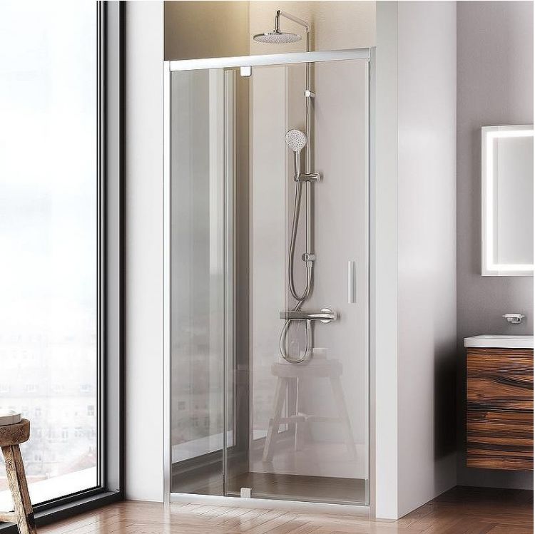 Душевая дверь AM.PM Gem 100 W90G-100-1P-MT профиль Хром матовый стекло прозрачное