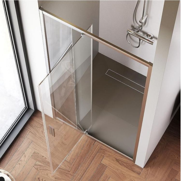 Душевая дверь AM.PM Gem 100 W90G-100-1P-MT профиль Хром матовый стекло прозрачное