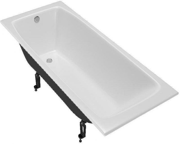 Чугунная ванна Creto Edge 170x70 26-1170 без антискользящего покрытия