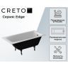 Чугунная ванна Creto Edge 170x70 26-1170 без антискользящего покрытия