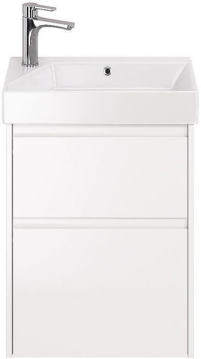 Тумба под раковину Dreja Slim 55 99.0400 подвесная Белая
