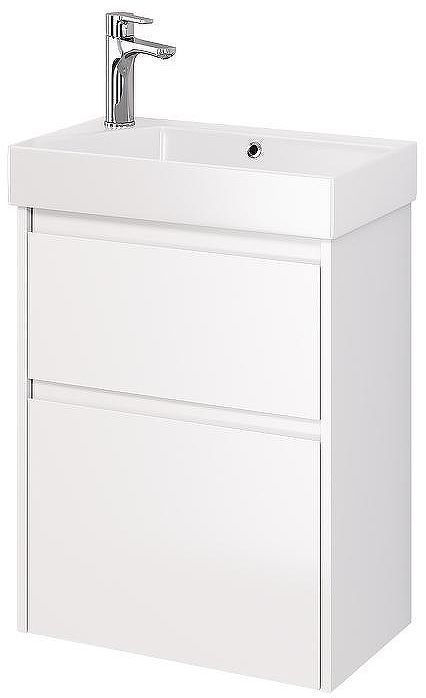 Тумба под раковину Dreja Slim 55 99.0400 подвесная Белая