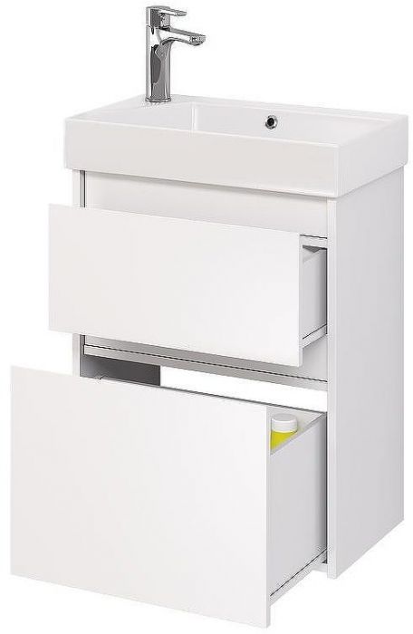 Тумба под раковину Dreja Slim 55 99.0400 подвесная Белая