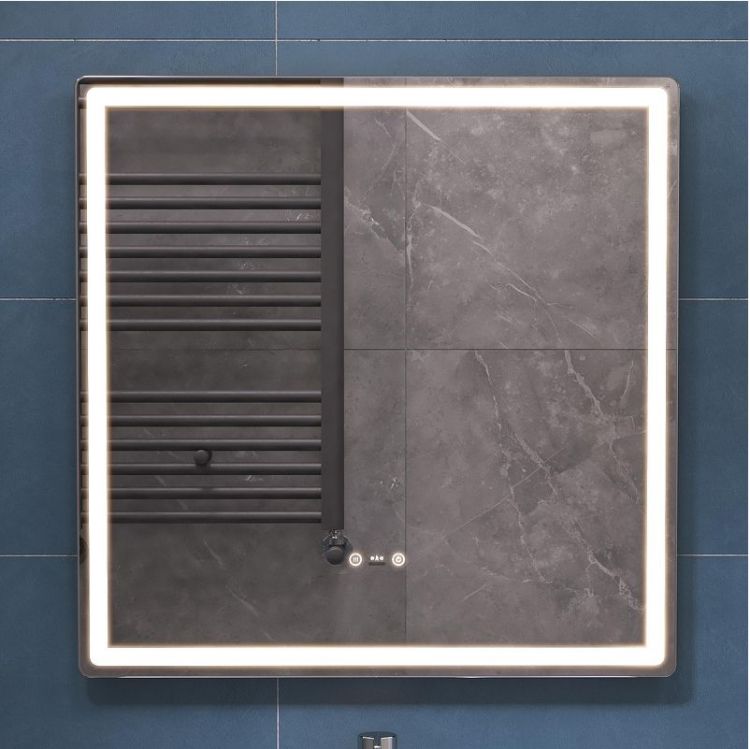 Зеркало Vigo Geometry Step 70 233 с подсветкой c сенсорным выключателем с диммером и подогревом