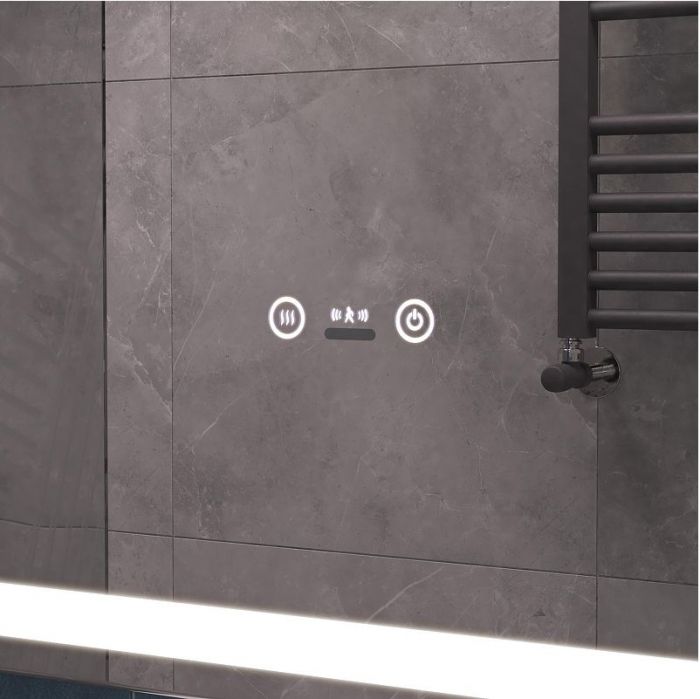 Зеркало Vigo Geometry Step 70 233 с подсветкой c сенсорным выключателем с диммером и подогревом