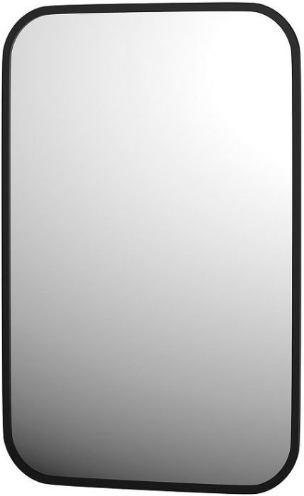 Зеркало Defesto Aura 40х60 DF 2962 с подсветкой 17W-4500K/Без выключателя/Нейтральный белый свет/Черная рама