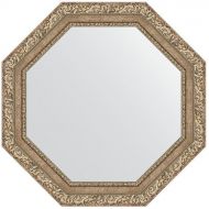 Зеркало Evoform Octagon 70х70 BY 7337 в багетной раме - Виньетка античное серебро 85