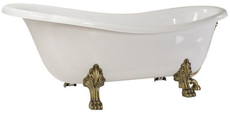 Ванна из искусственного камня Veragio Gialetta 170x80 26928 ножки Бронза Ванна из искусственного камня Veragio Gialetta 170x80 26928 ножки Бронза