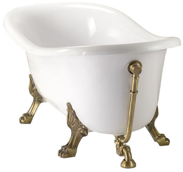 Ванна из искусственного камня Veragio Gialetta 170x80 26928 ножки Бронза Ванна из искусственного камня Veragio Gialetta 170x80 26928 ножки Бронза