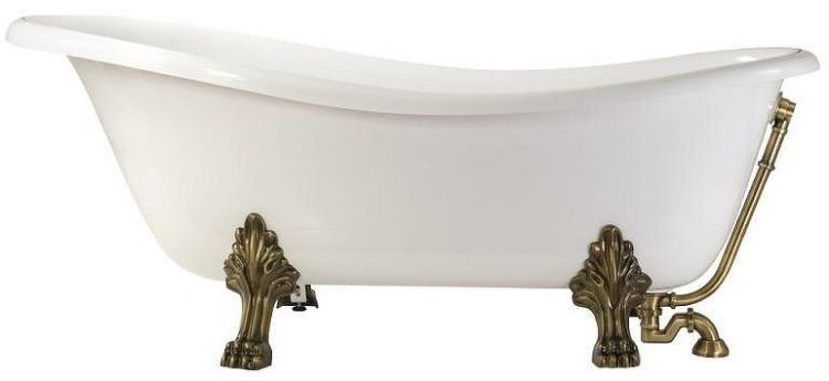 Ванна из искусственного камня Veragio Gialetta 170x80 26928 ножки Бронза Ванна из искусственного камня Veragio Gialetta 170x80 26928 ножки Бронза