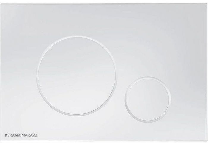 Клавиша смыва Kerama Marazzi FPR.A.WHT Белая глянцевая