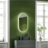 Зеркало SANCOS с подсветкой Oval 450х900 мм, OV45C