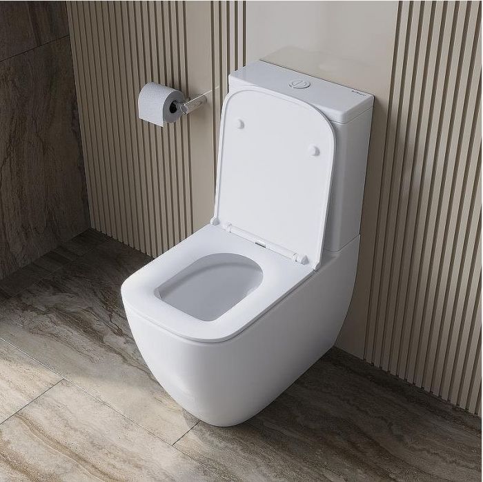 Унитаз компакт BelBagno Luce-Tor BB2197CP-TOR/SC без бачка с сиденьем Микролифт