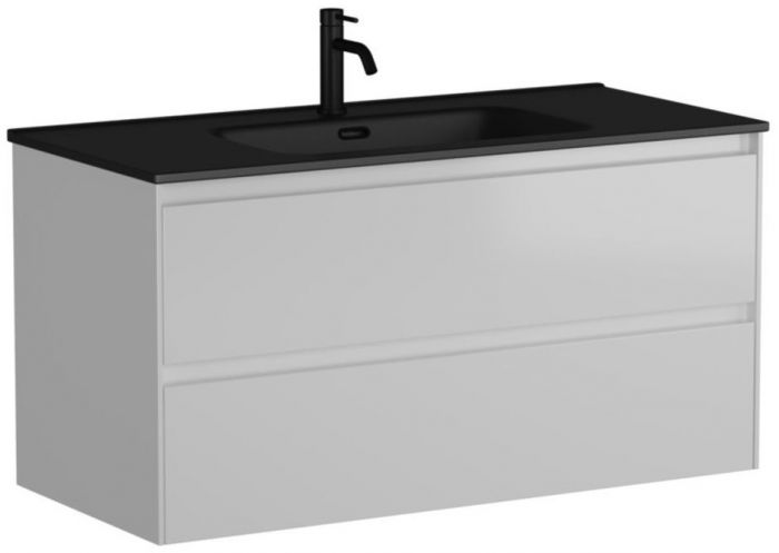 Тумба подвесная SANCOS под раковину Cento, белый глянец 990х450х500, CN100W