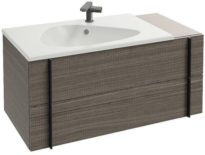 Тумба под раковину Jacob Delafon Nouvelle Vague 100 EB3031-E73 подвесная Фактурный дуб