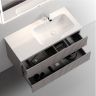 Тумба подвесная SANCOS под раковину Snob T правая, Doha Soft 995х445х500, SNT100RSM