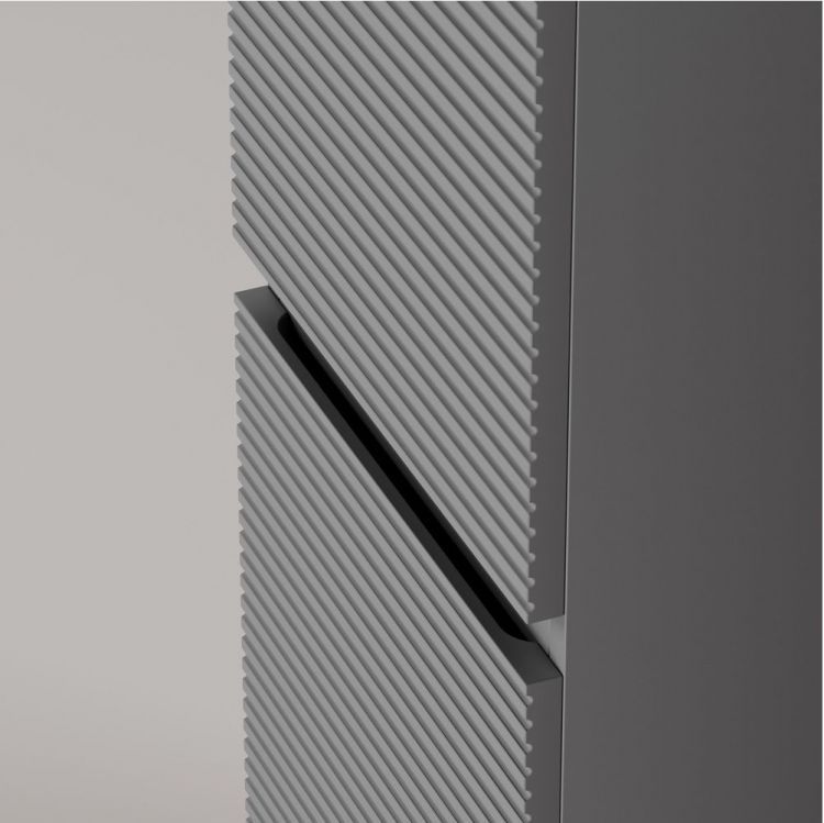 Шкаф-пенал SANCOS Folk подвесной, Ergraut soft 350х350х1650 мм, PFL35ES