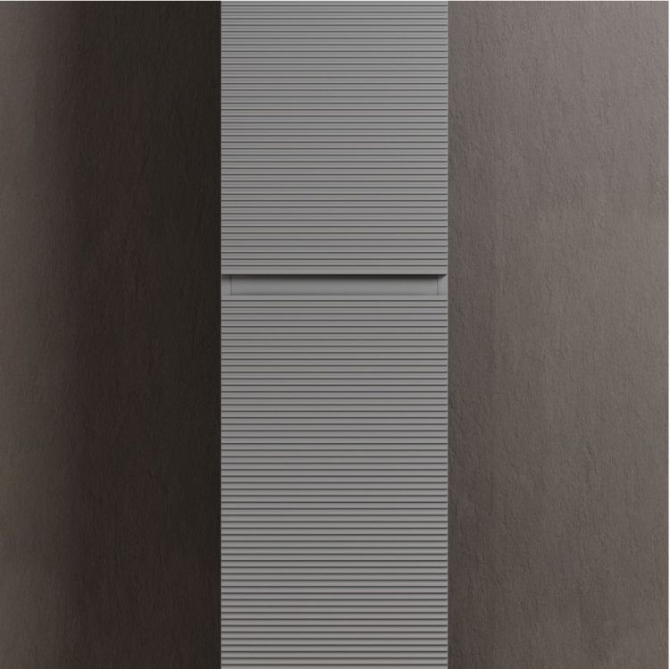 Шкаф-пенал SANCOS Folk подвесной, Ergraut soft 350х350х1650 мм, PFL35ES