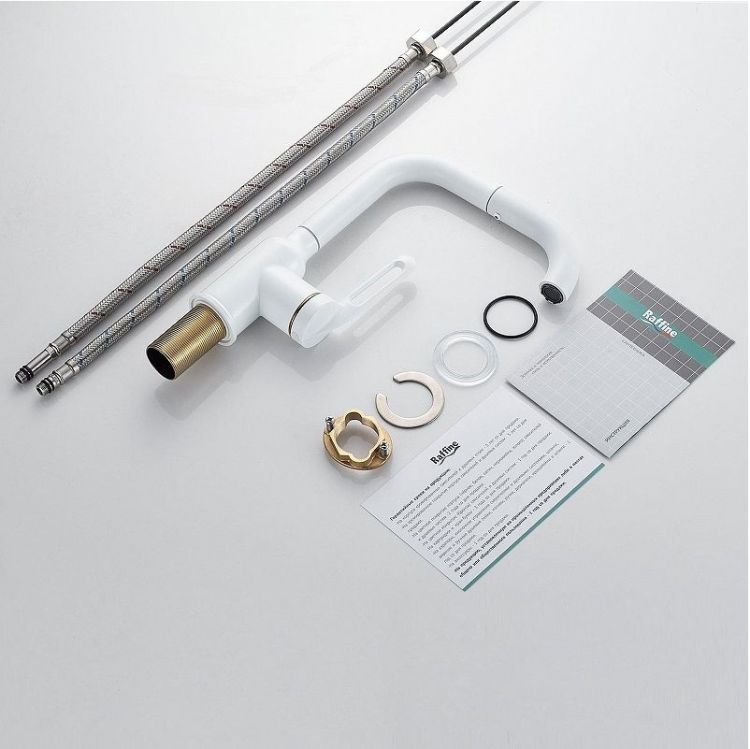 Смеситель для раковины Raffine F201C цвет Белый Смеситель для раковины Raffine F201C цвет Белый