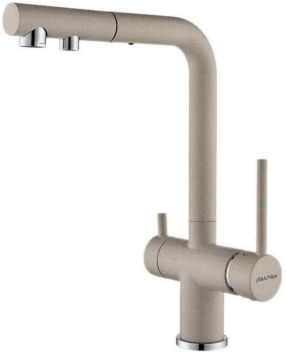 Смеситель для кухни Paulmark Serpentine Se213222-BE Бежевый