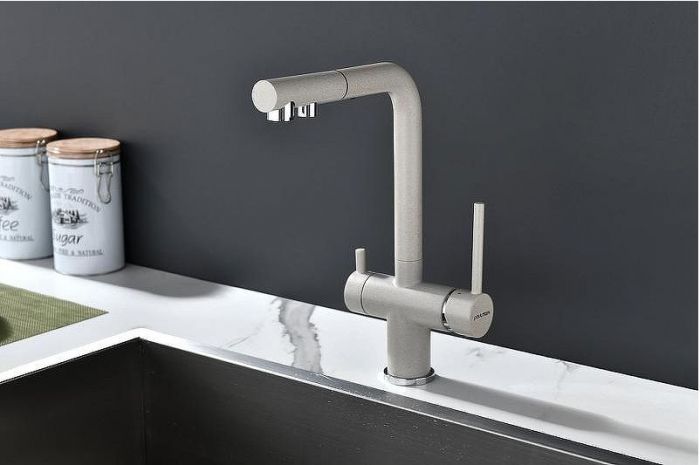 Смеситель для кухни Paulmark Serpentine Se213222-BE Бежевый