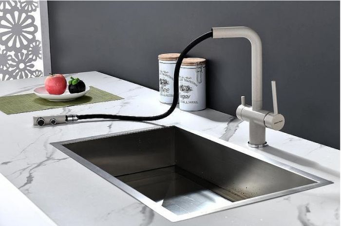 Смеситель для кухни Paulmark Serpentine Se213222-BE Бежевый